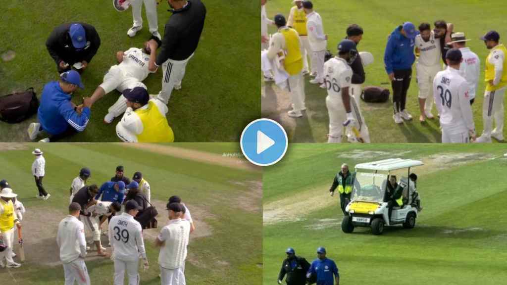 Rishabh Pant Injured & Retired Hurt as Chris Woakes Ball Hits on his Right Leg and Starts Bleeding went out off the Ground