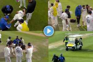 Rishabh Pant Injured & Retired Hurt as Chris Woakes Ball Hits on his Right Leg and Starts Bleeding went out off the Ground
