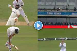 Rishabh Pant Wicket His Bat Slips from Hand and Catch Out by Shoaib Bashir Video Viral IND vs ENG 2nd Test
