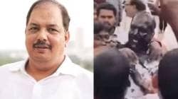 Video: संभाजी ब्रिगेडचे प्रवीण गायकवाड यांच्यावर अक्कलकोटमध्ये हल्ला; काळी शाई टाकून धक्काबुक्की