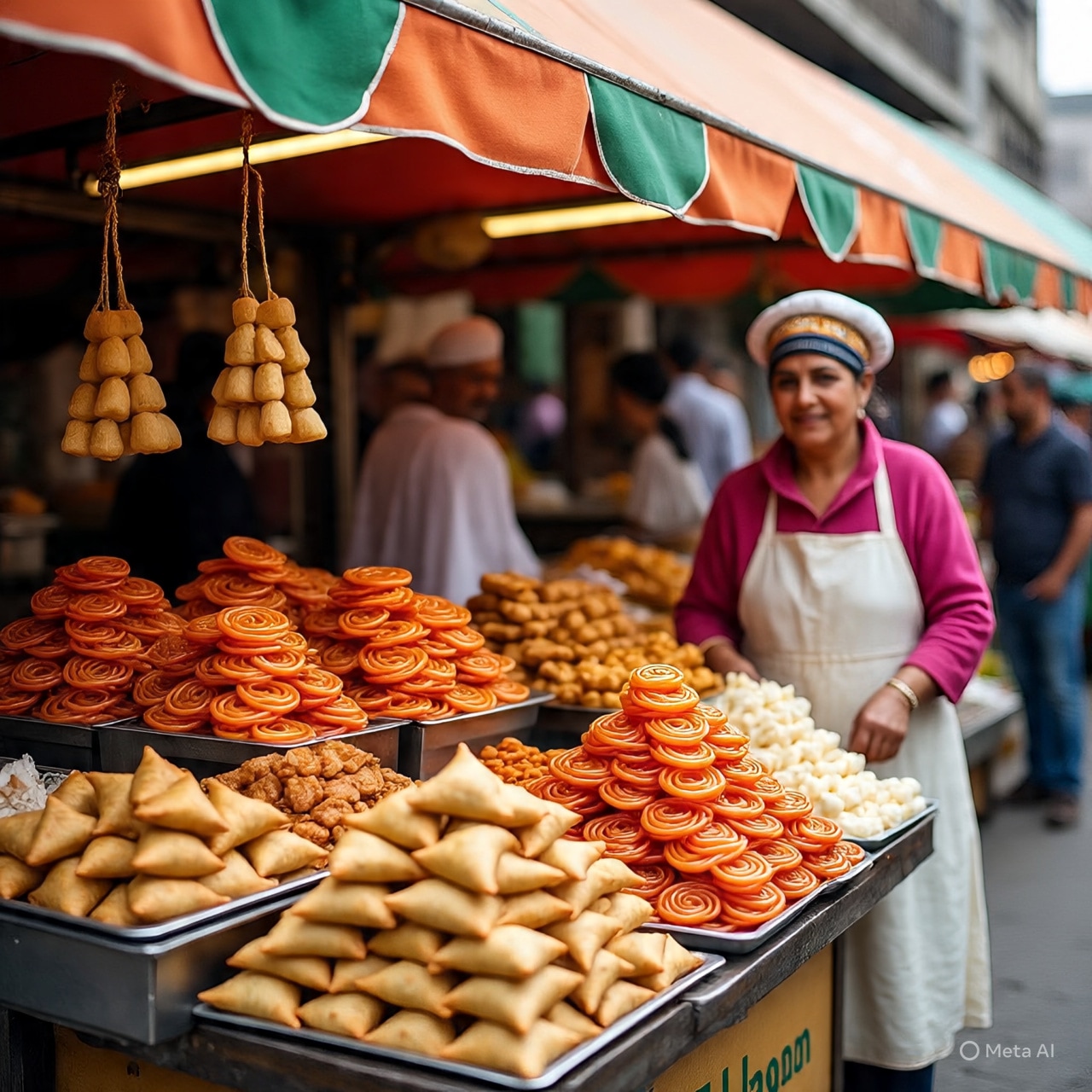 Samosa, Jalebi, Indian food history, Persian cuisine, Middle East sweets