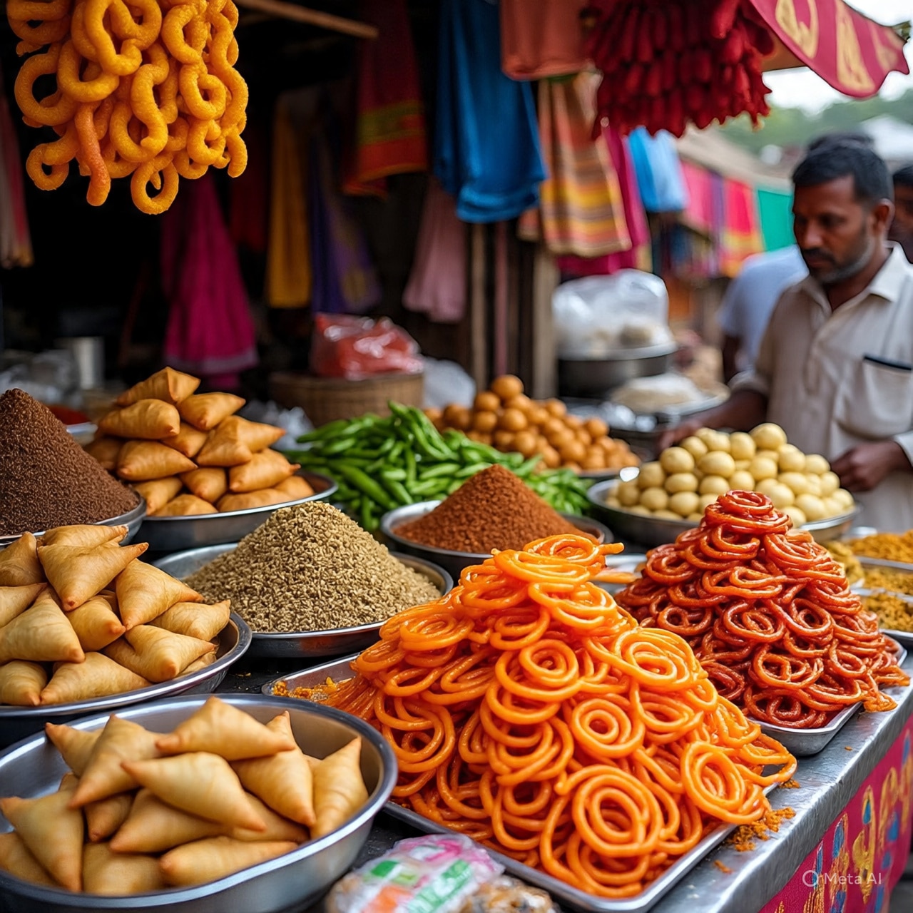 Samosa, Jalebi, Indian food history, Persian cuisine, Middle East sweets