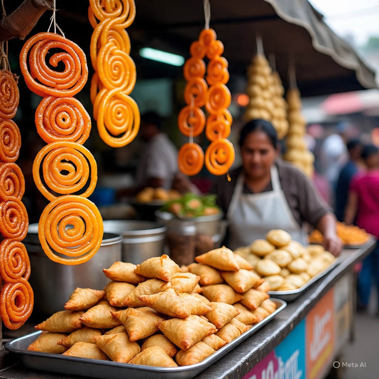 Samosa, Jalebi, Indian food history, Persian cuisine, Middle East sweets