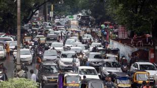 Saturday and sunday Traffic congestion in pune