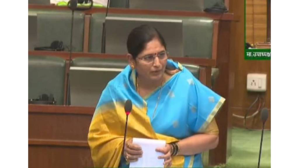 Seema Hire drew attention in the legislature to the lack of attention being paid to solving problems in industrial estates
