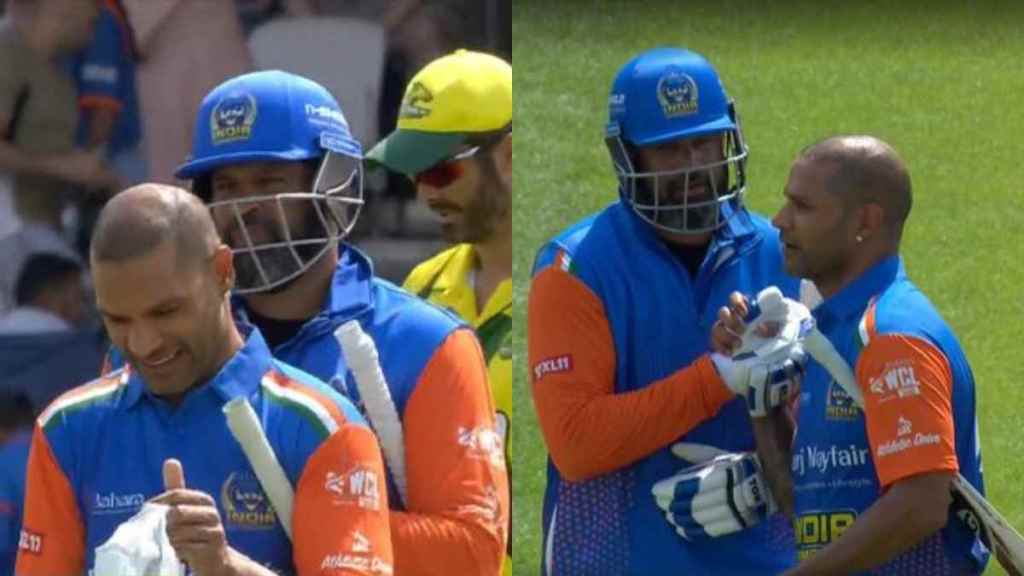 Shikhar Dhawan 91 Runs Masterful Inning VS Australia Champions in WCL 2025