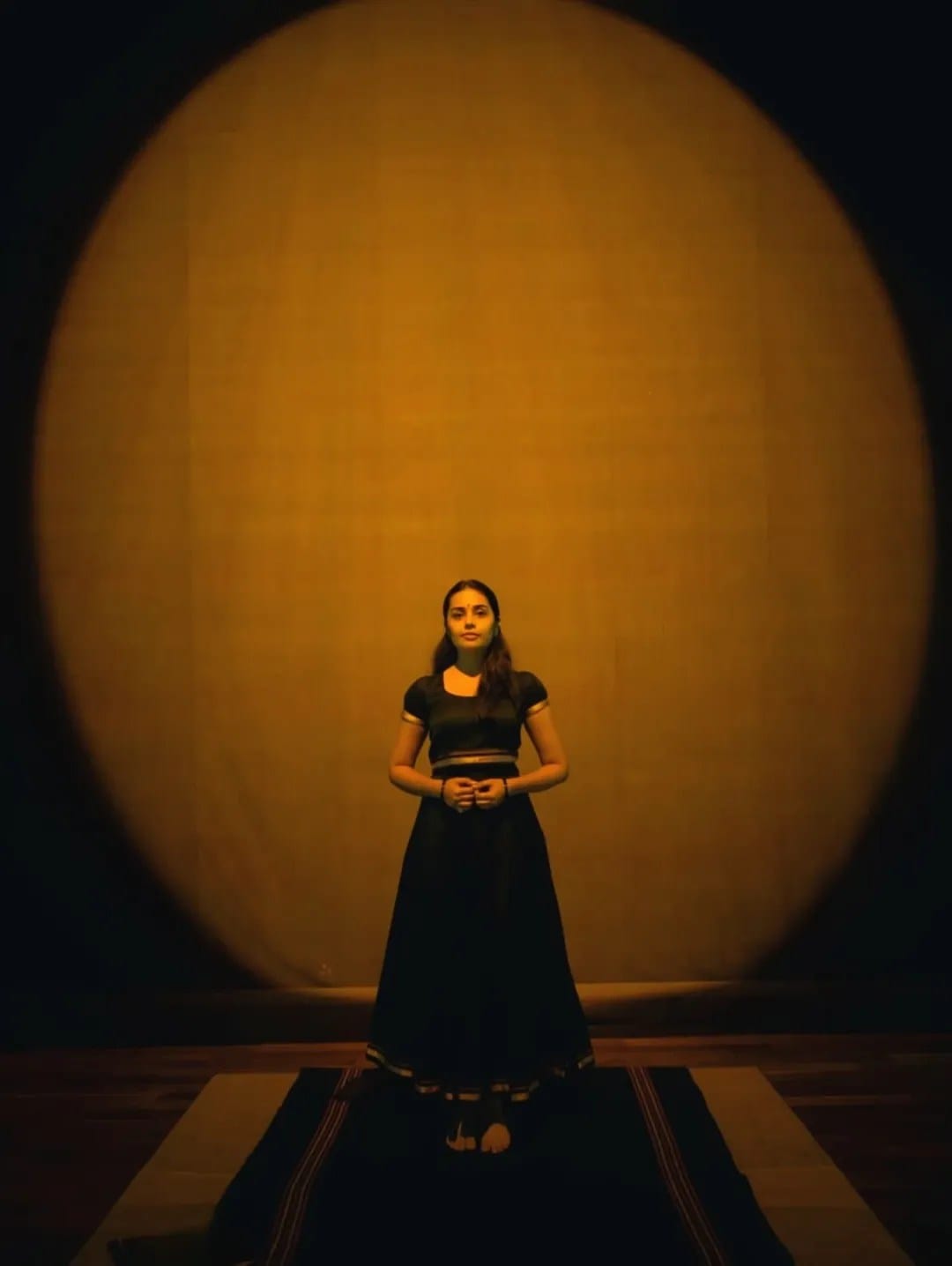 Shivani Rangole Kulkarni Green Khun Dress
