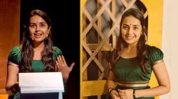 Photos: ‘कोहम’साठी शिवानी रांगोळचा हिरव्या खणाच्या परकर पोलक्यातील लूक