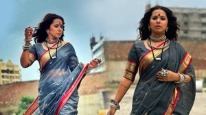 Photos: श्रेया बुगडेचा ‘चला हवा येऊ द्या कॉमेडीचं गॅंगवॉर’ कार्यक्रमासाठी राखाडी नऊवारी साडीतील लूक