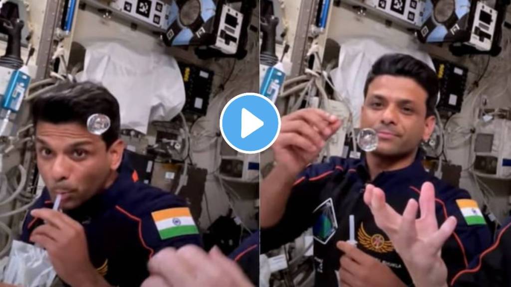 Shubhanshu Shukla Water Bender Video Viral