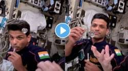 Shubhanshu Shukla: शुभांशू शुक्ला अंतराळात झाले ‘वॉटर बेंडर’, पृथ्वीवर येण्यापूर्वीचा व्हिडीओ होतोय व्हायरल
