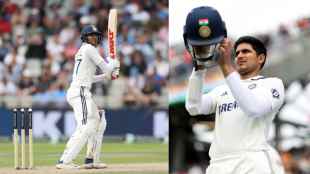 Shubman Gill Hundred in Manchester Equals Record Sunil Gavaskar and Virat Kohli of Most Hundred in Single Test Series