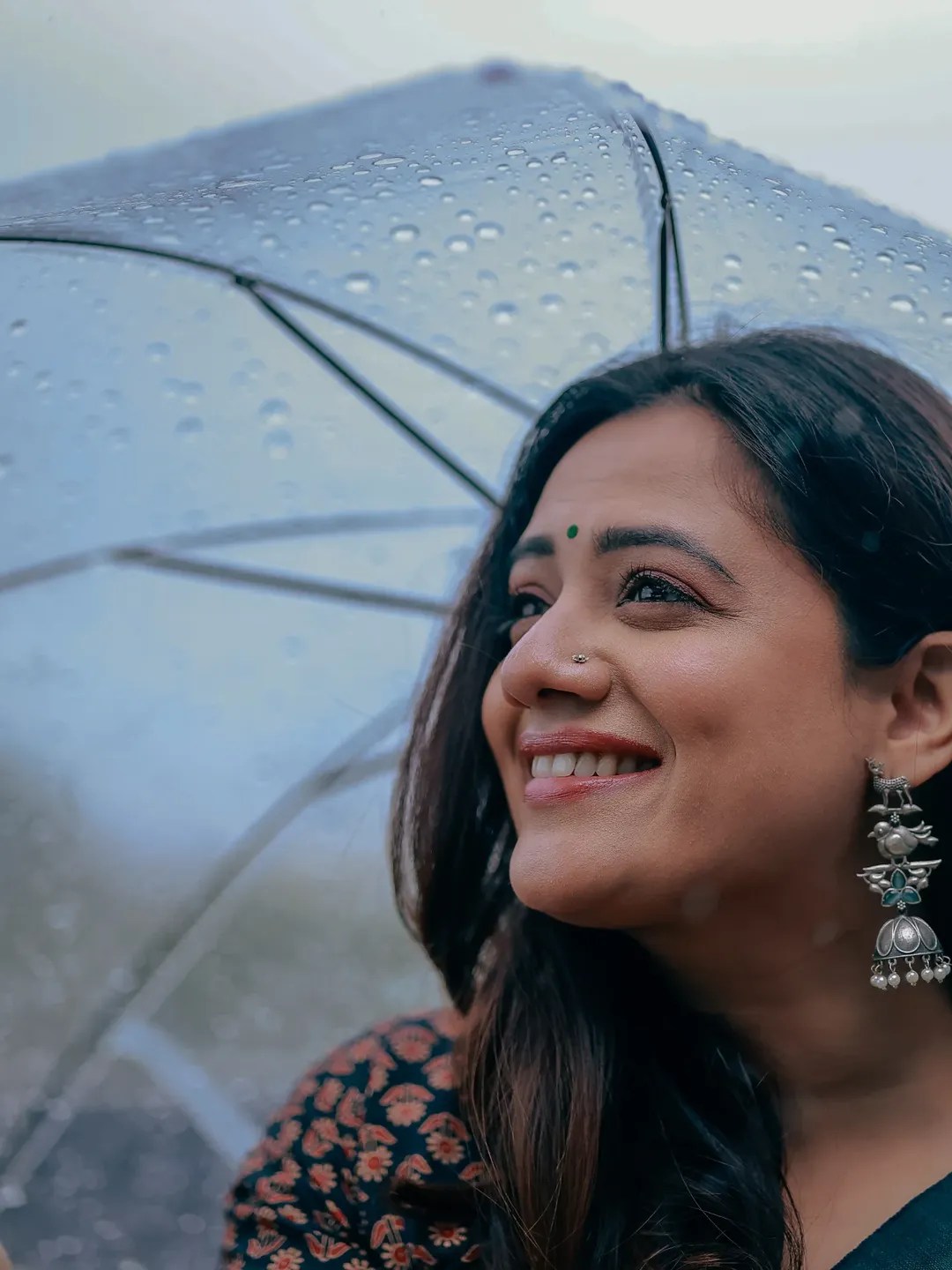 Spruha Joshi Saree Photoshoot In Rain