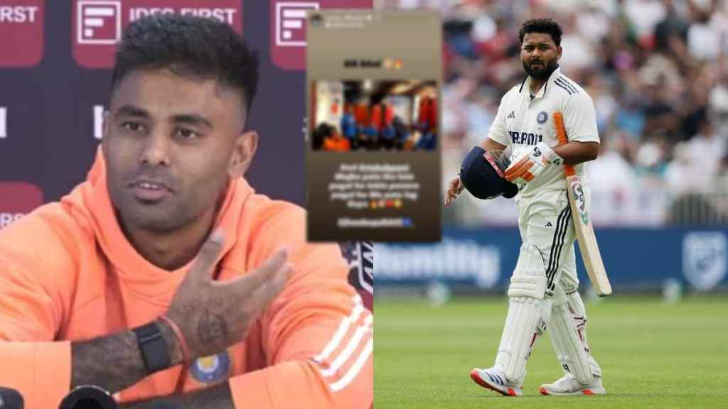 Suryakumar Yadav Instagram Story For Rishabh Pant Praised Him