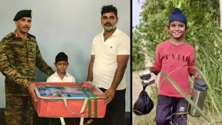 १० वर्षांच्या मुलाचं ऑपरेशन सिंदूरमध्ये योगदान, सैनिकांना चहा- लस्सी पुरवली; सैन्यदल संपूर्ण शिक्षणाचा खर्च उचलणार