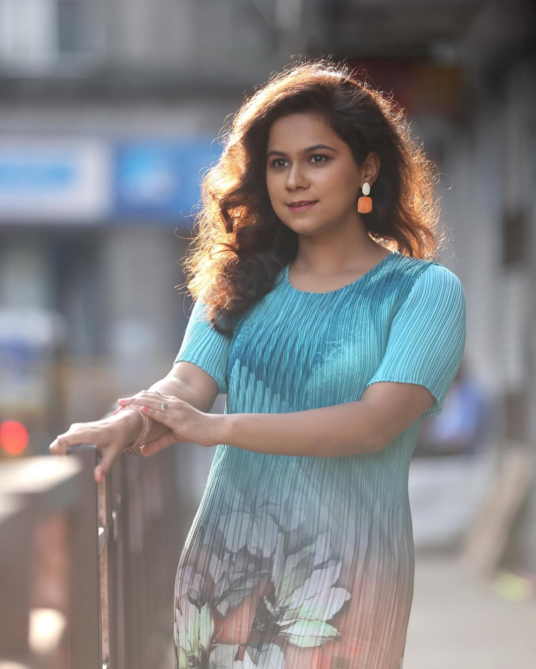 Tejashree Walavalkar One Piece Dress Photoshoot