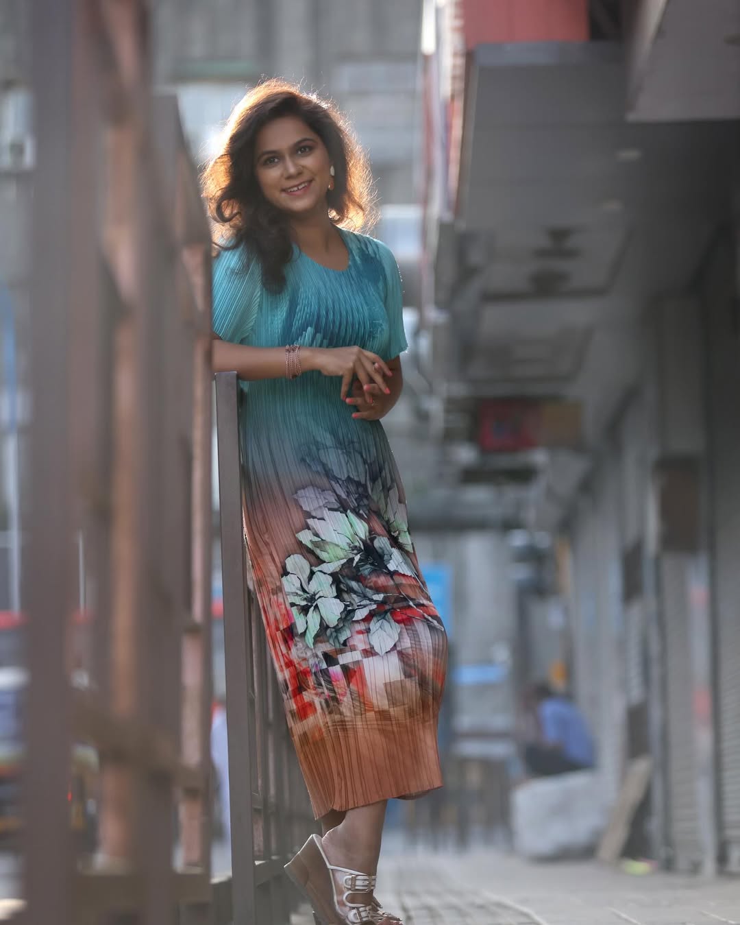 Tejashree Walavalkar One Piece Dress Photoshoot