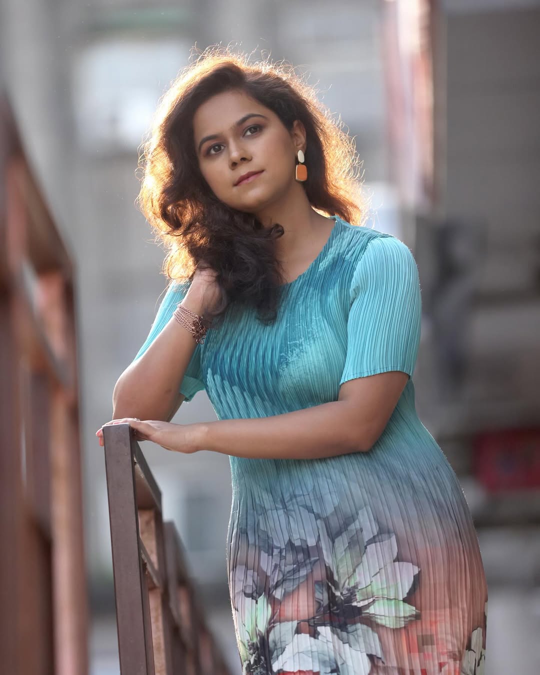 Tejashree Walavalkar One Piece Dress Photoshoot