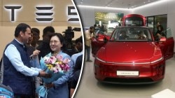 Tesla Mumbai Photos: पाहा मुंबईतील टेस्लाचे पहिले शोरूम; कारची किंमत माहिती आहे का?