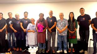 The event a reading and a dialogue with the author was held with enthusiasm in San Jose USA