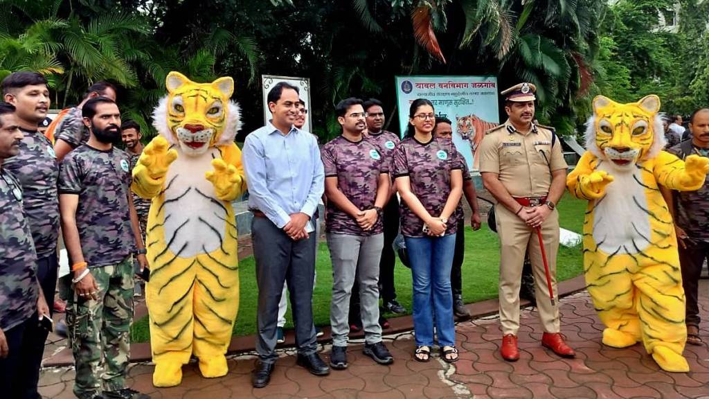 Tiger conservation awareness rally in Jalgaon 100 tiger ambassadors participate