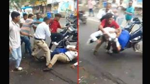 Traffic police attacked by passengers in Nalasopara