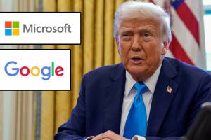 US President Donald Trump to Google, Microsoft