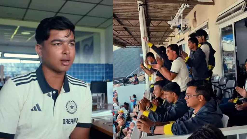 Vaibhav Suryavanshi and U19 Team Went to Watch IND vs ENG Test VVS Laxman made Arrangements Watch Video
