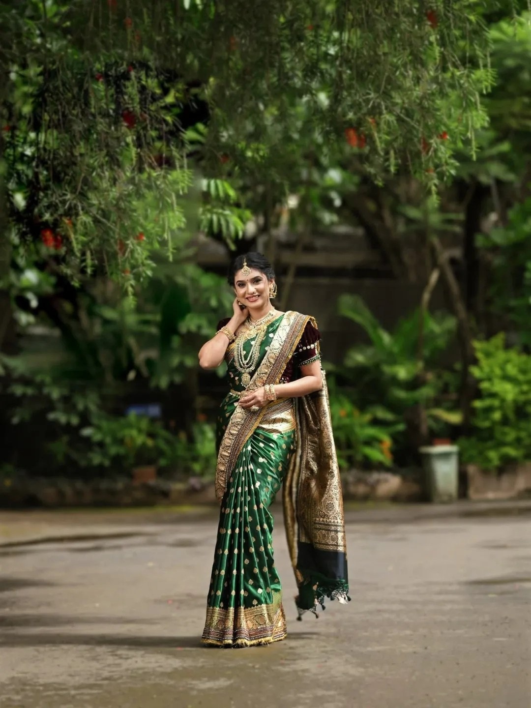 Vaishnavi Kalyankar Gaikwad Saree Look