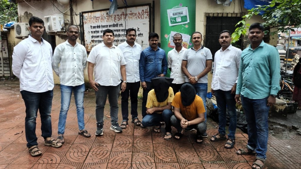 Vasai police arrest two for cutting cake with sword on the road