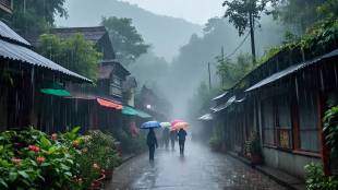 Where does it rain the most in the world?