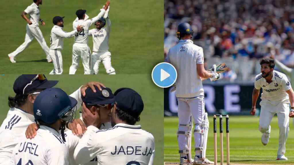 Yashasvi Jaiswal Redemption Catch Celebrate by Team Nitish Reddy Fiery Send Off to Zak Crawley