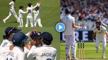 Yashasvi Jaiswal Redemption Catch Celebrate by Team Nitish Reddy Fiery Send Off to Zak Crawley