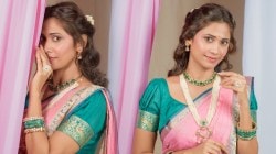 Photos: गुलाबी पेशवाई साडी, मोत्यांचे दागिने..; योगिता चव्हाणच्या फोटोशूटची चाहत्यांमध्ये चर्चा