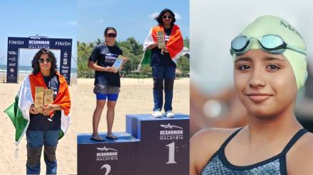 Young swimmer from Vashi wins honour in international competition Young swimmer from Vashi wins honour in international competition