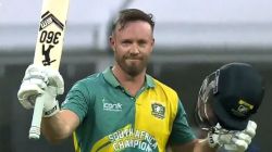 WCL 2025: मिस्टर ३६० ची बॅट पुन्हा एकदा तळपली! १५ चौकार,८ षटकारांसह डिविलियर्सचं दमदार शतक