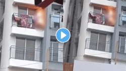 एसी वापरताना सावधान! विरारमध्ये घडली धक्कादायक घटना, VIDEO पाहून एसी वापरताना १०० वेळा विचार कराल