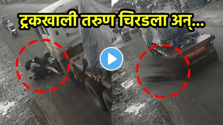 Shocking accident video bike truck accident viral video on social media