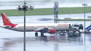 Air India plane skids off