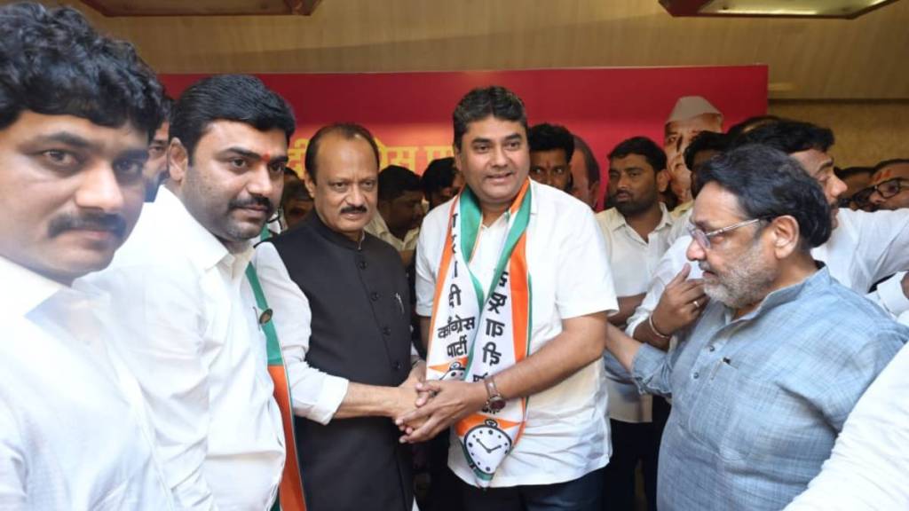 Vijay Bhamble joins Ajit Pawar