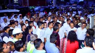 dcm Ajit Pawar reaches Hinjewadi IT