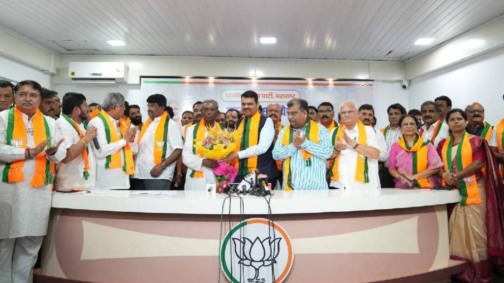Annasaheb Dange joins BJP