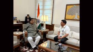 MP Suresh Mhatre met Minister Nitin Gadkari in Delhi on Wednesday
