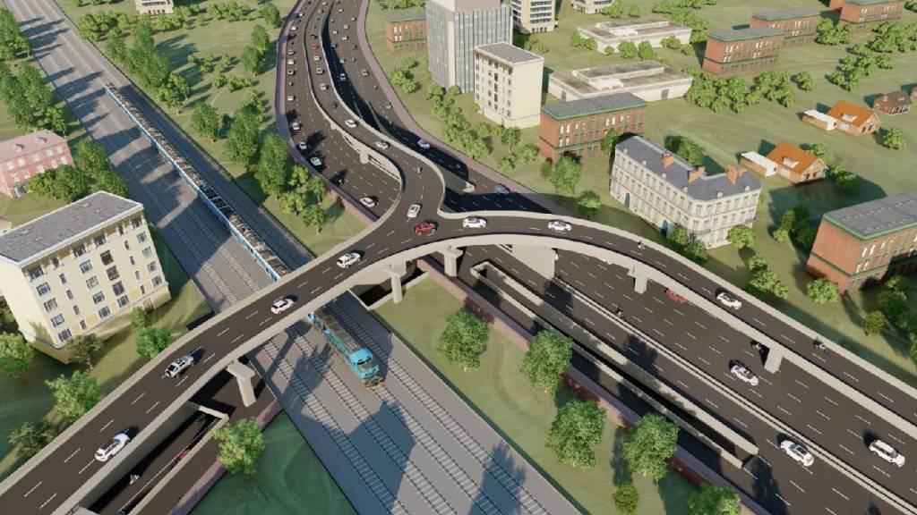 Pune Municipal Corporation is set to build a Y shaped flyover near Krishi Mahavidyalaya-Sakhar Sankul,