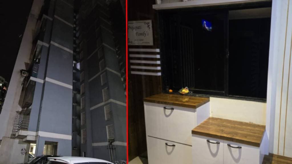 A four-year-old girl died after falling from the 12th floor