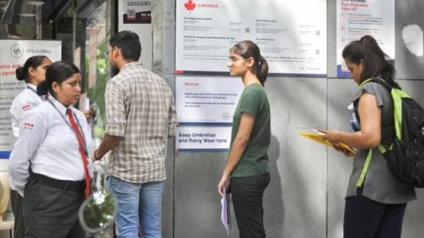 canada study visa indian student decline