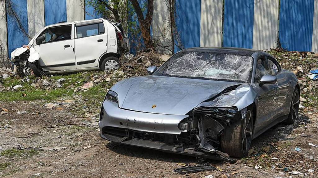 KalyaniNagar Porsche Crash Case news in marathi