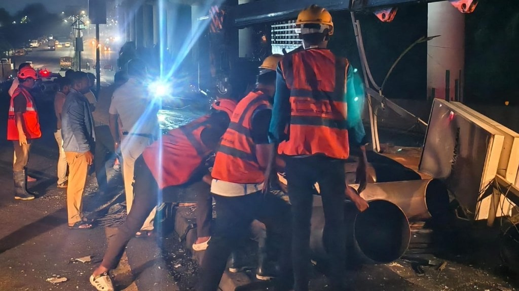 patlipada flyover accident loksatta news