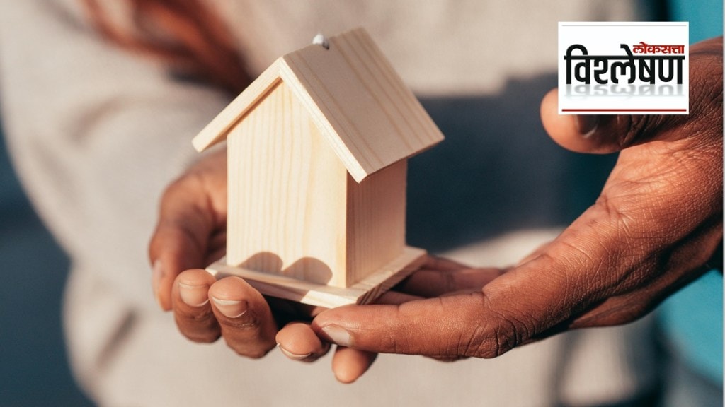 new homes supply declined loksatta