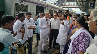 mp Hemant Savara inspected vasai virar railway station